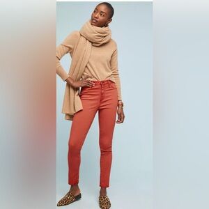 Super soft Anthropologie high rise abbey ankle pants sz 25R